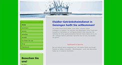 Desktop Screenshot of elsaesser-getraenkeheimdienst.com