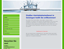 Tablet Screenshot of elsaesser-getraenkeheimdienst.com